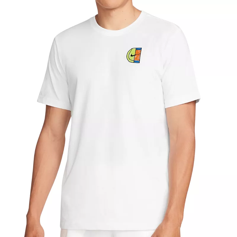 Nike Court Dri-Fit Men's Tennis T-Shirt - White