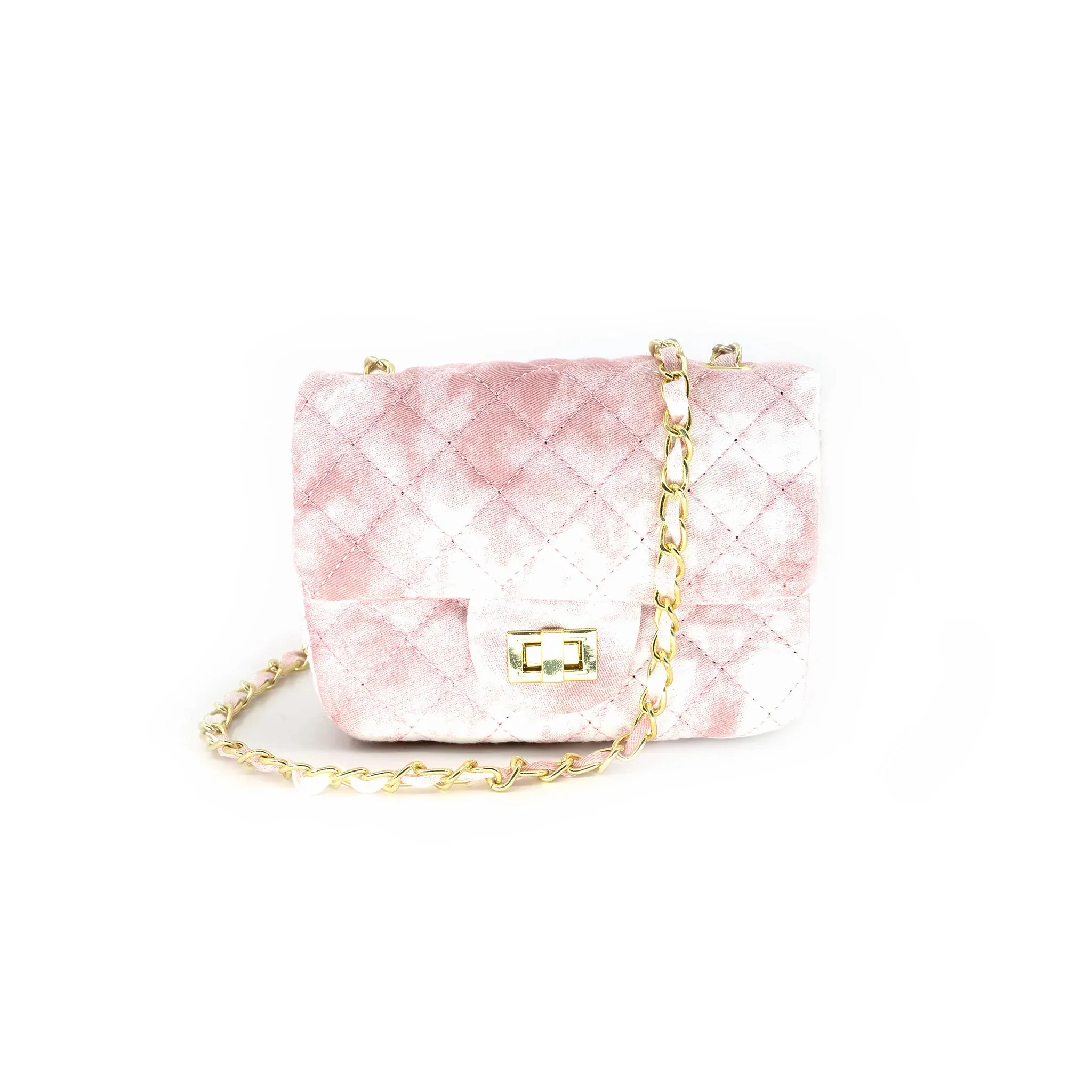 Quilted Tie Dye Pumped Up Pastel Bag