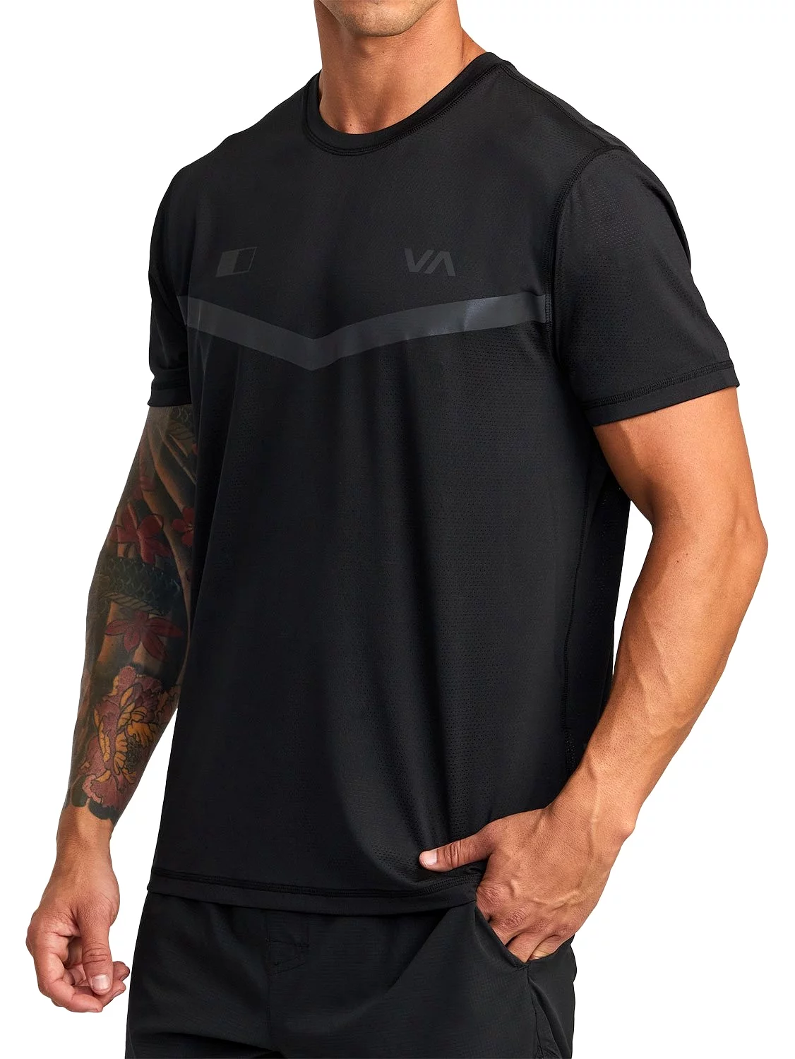 RVCA Men's Runner Sport Shirt