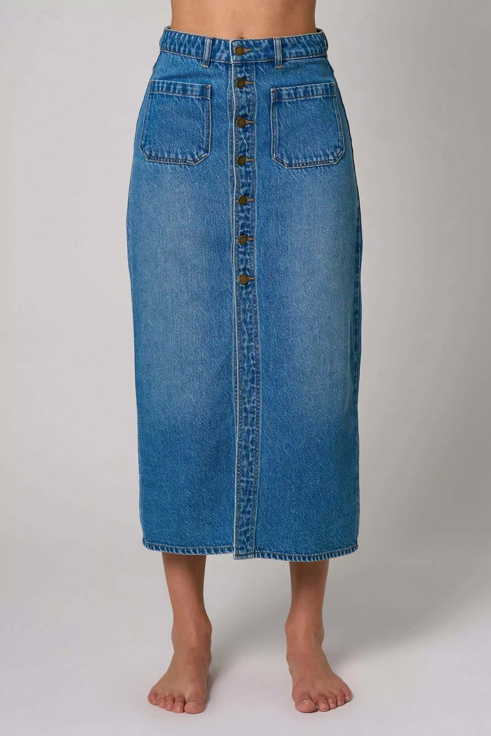 Sailor Denim Skirt