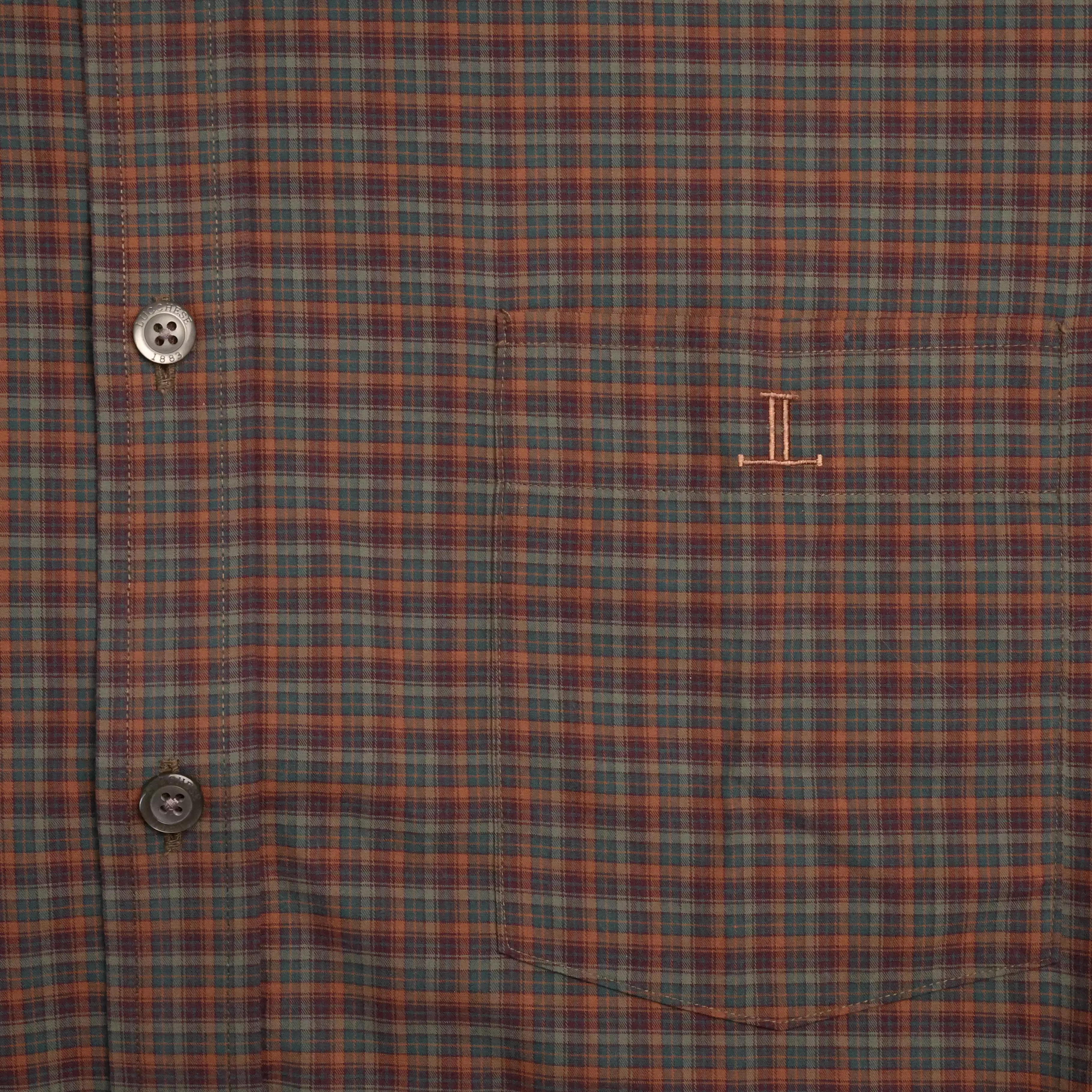 San Antonio :: Pine & Walnut Mini Plaid