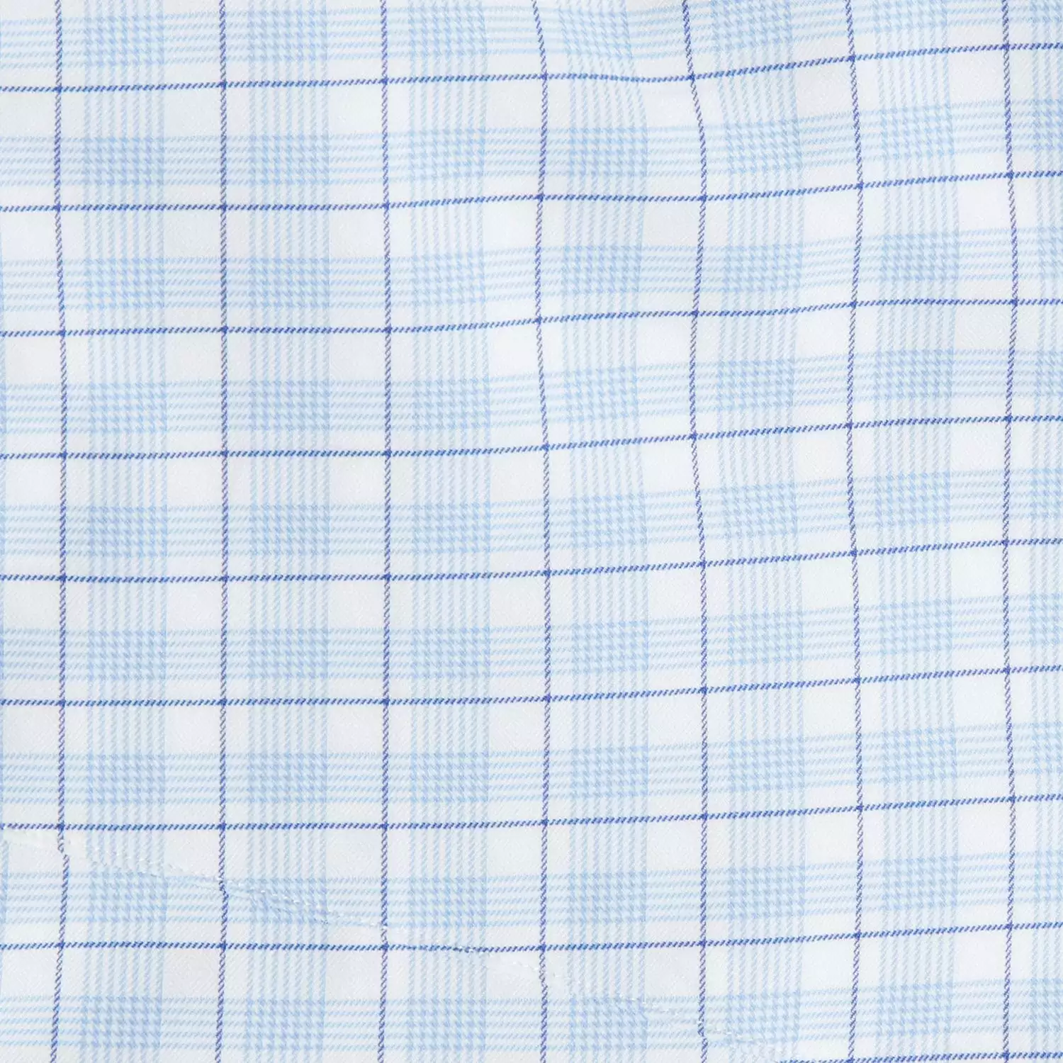 San Antonio :: White And Blue Graph Plaid