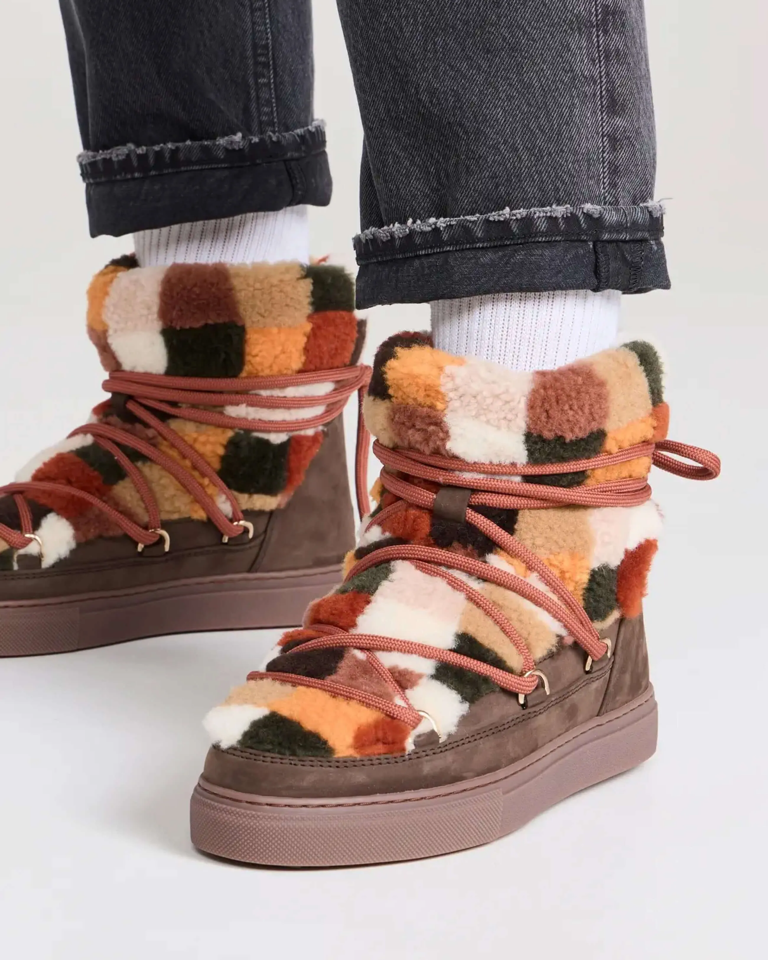  Shearling Patchwork Sneaker Square 