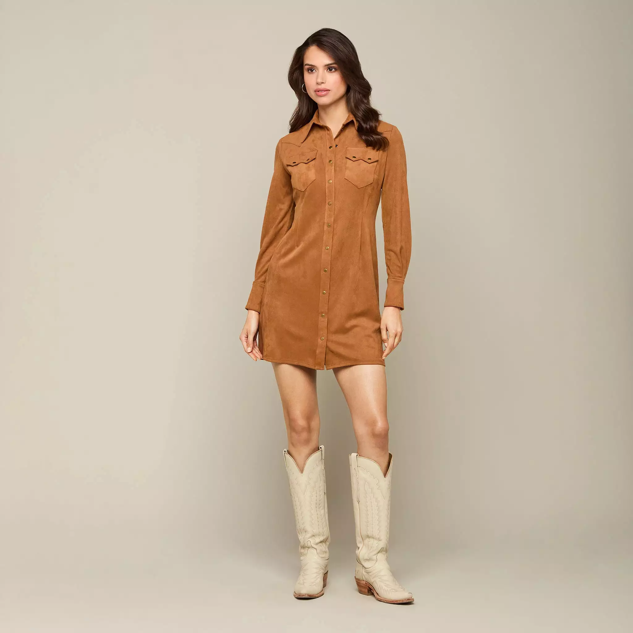 Short Duster :: Cognac