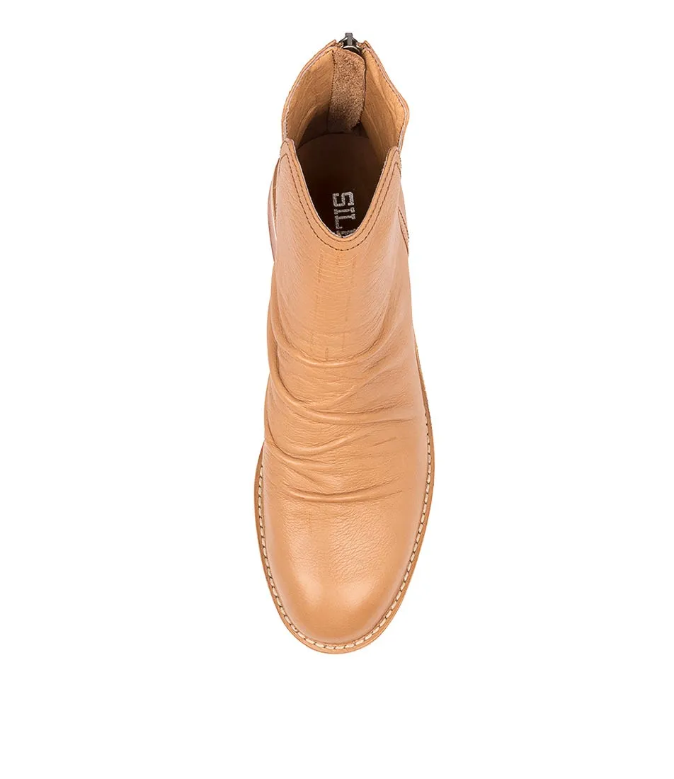 SILENT D Tasha Dk Tan Leather