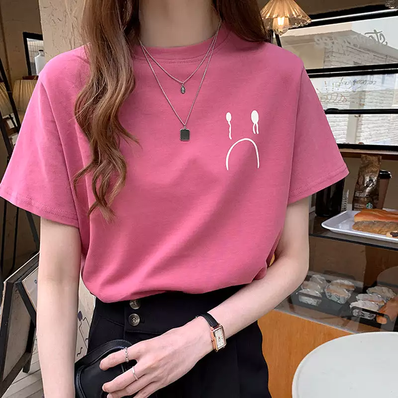 Simple Short-sleeved T-shirt for women