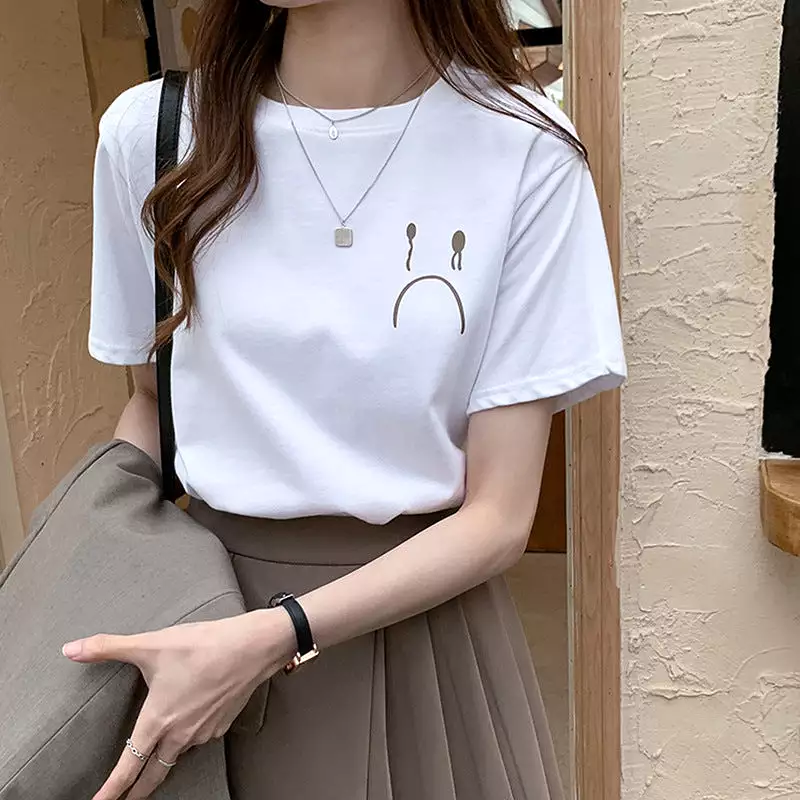 Simple Short-sleeved T-shirt for women