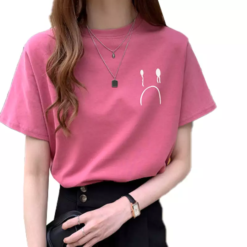 Simple Short-sleeved T-shirt for women