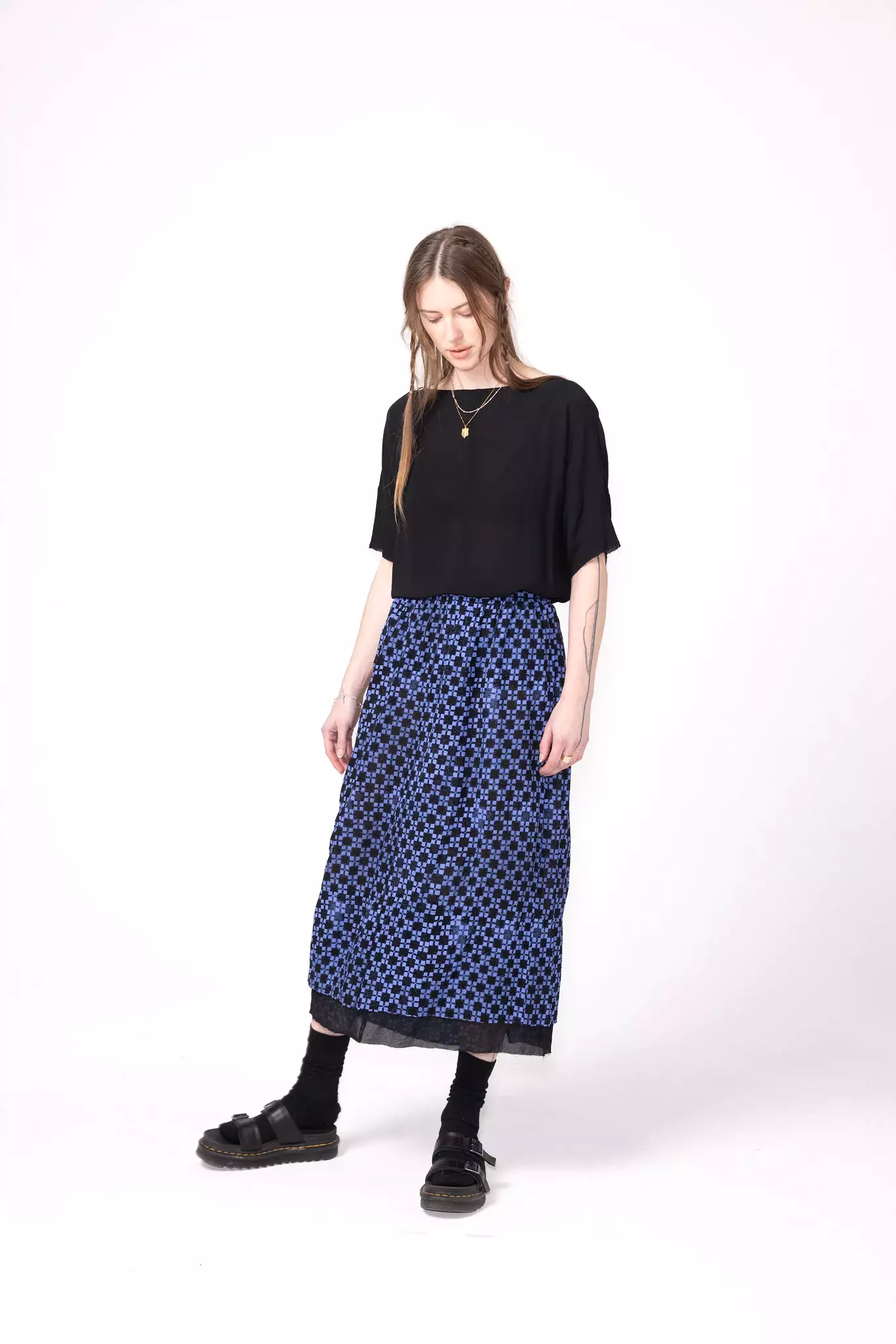 Slowly Skirt | Blue Alto