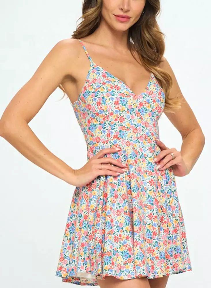 Summer field floral dress