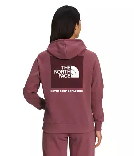 'The North Face' Women's Box NSE Pullover Hoodie - Wild Ginger / TNF White