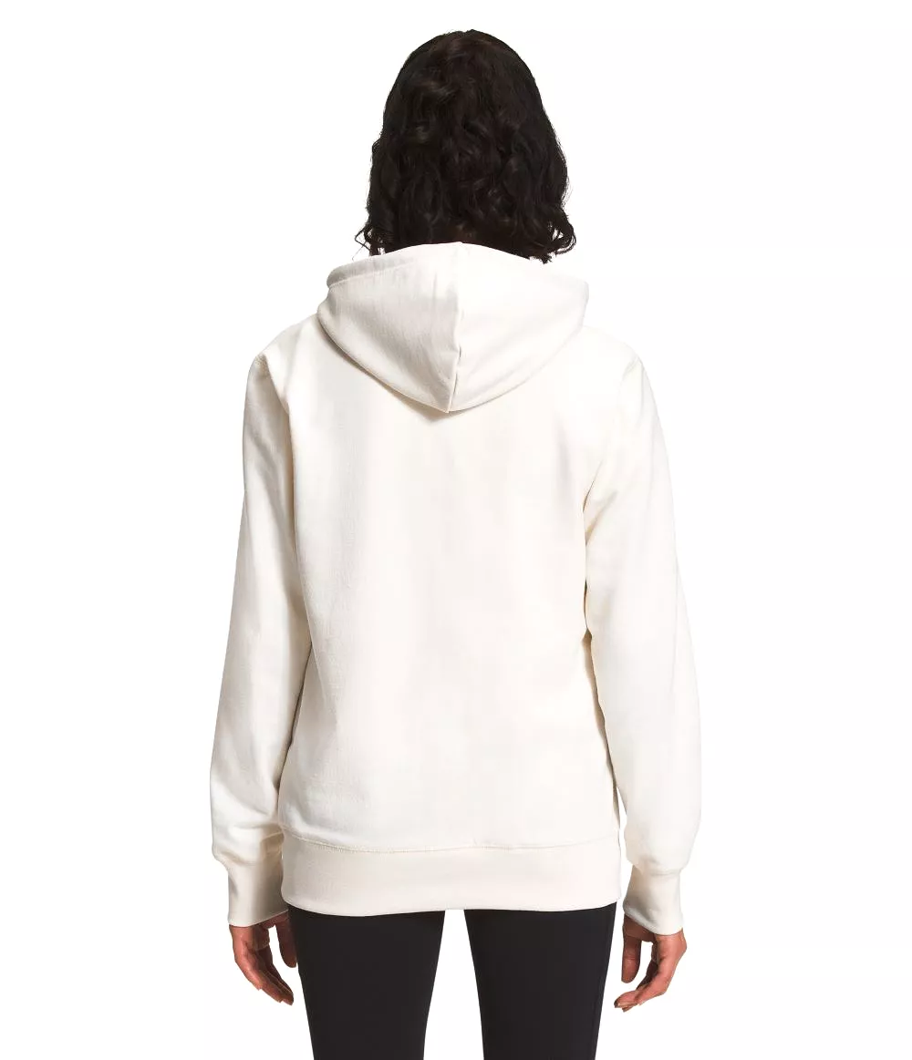 'The North Face' Women's Heritage Patch Full Zip Hoodie - Gardenia White