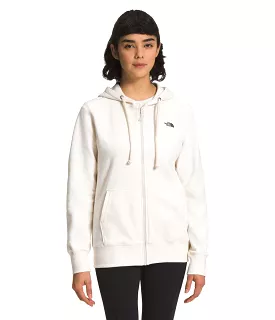 'The North Face' Women's Heritage Patch Full Zip Hoodie - Gardenia White