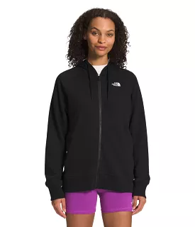 'The North Face' Women's Simple Logo Fleece Full Zip Hoodie - TNF Black