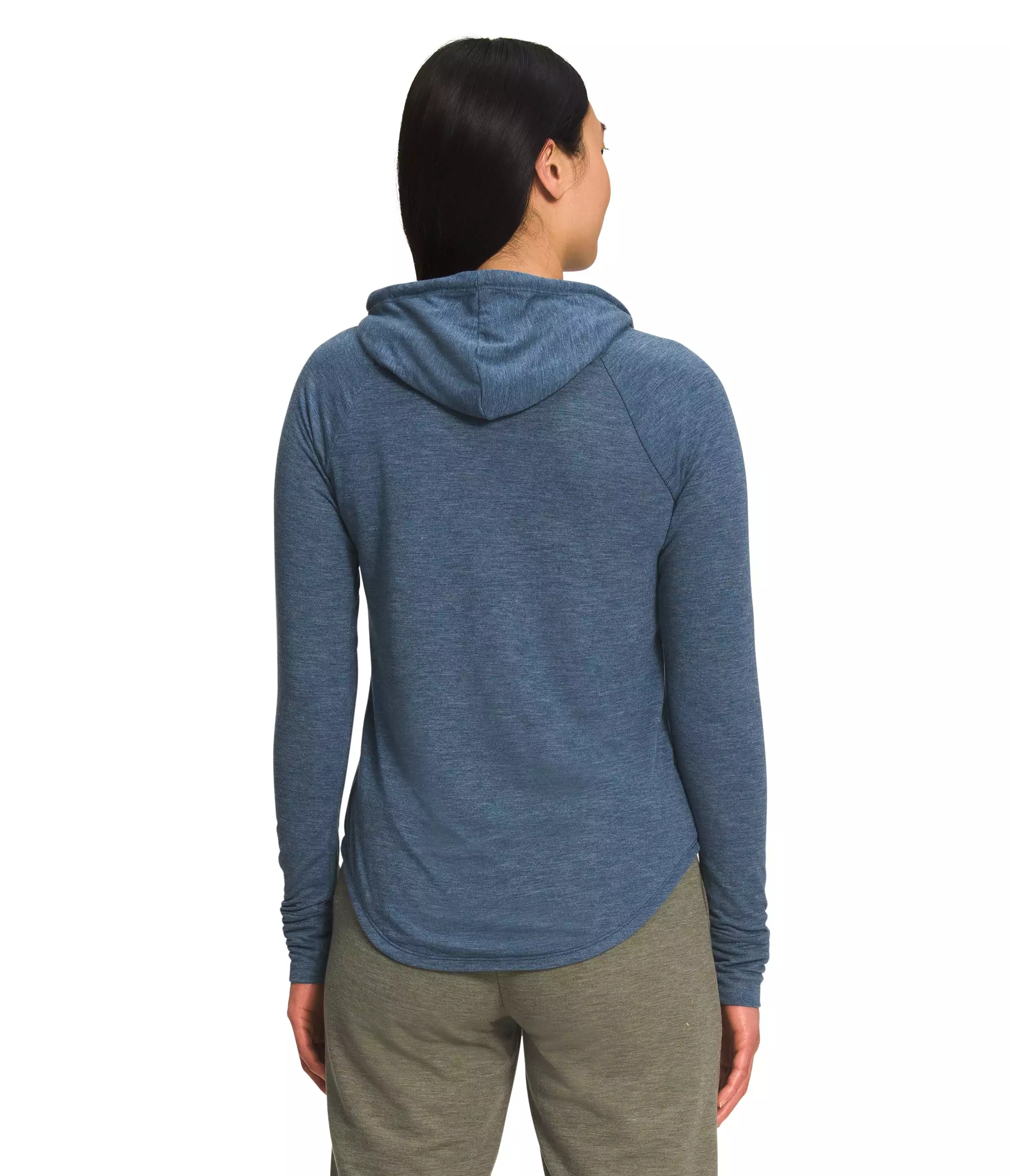 'The North Face' Women's Westbrae Knit Hoodie - Shady Blue Heather