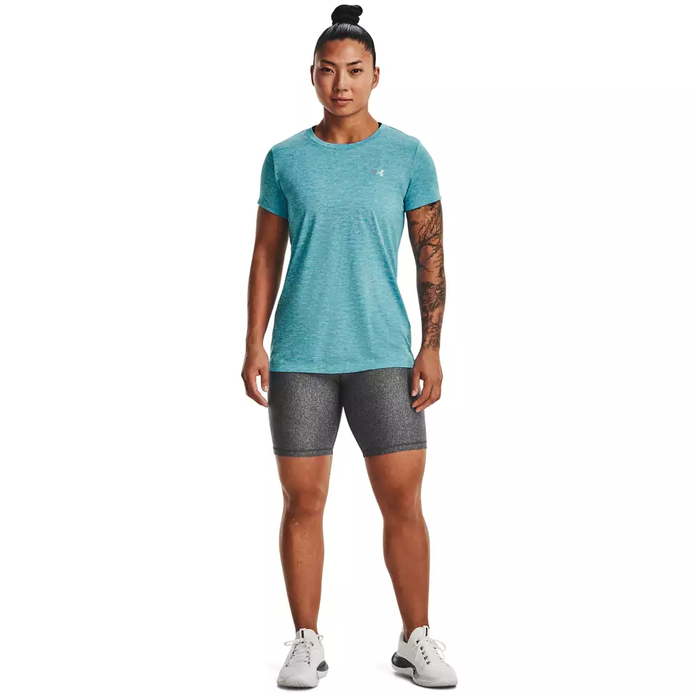 'Under Armour' Women's Tech Twist T-Shirt - Glacier Blue