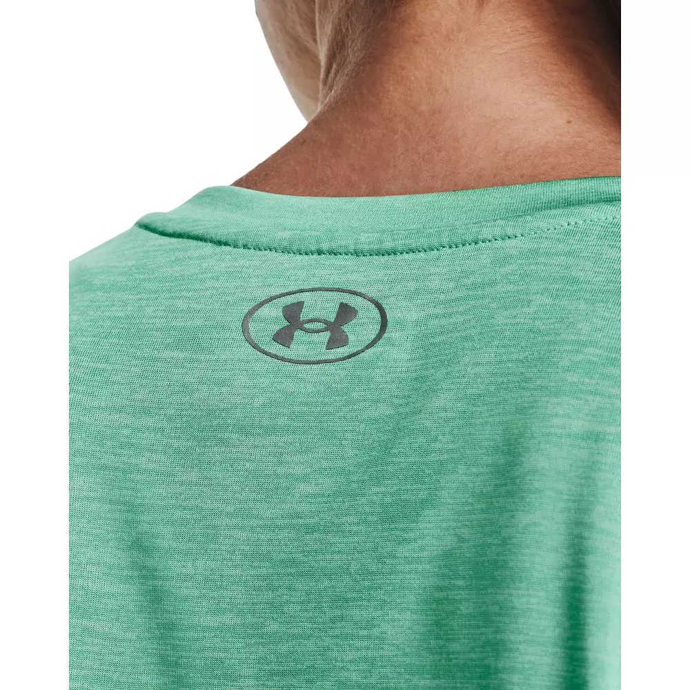 'Under Armour' Women's Tech Twist T-Shirt - Green Breeze / White