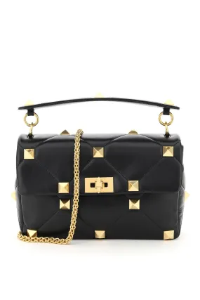 Valentino Garavani Roman Stud Quilted Crossbody Bag