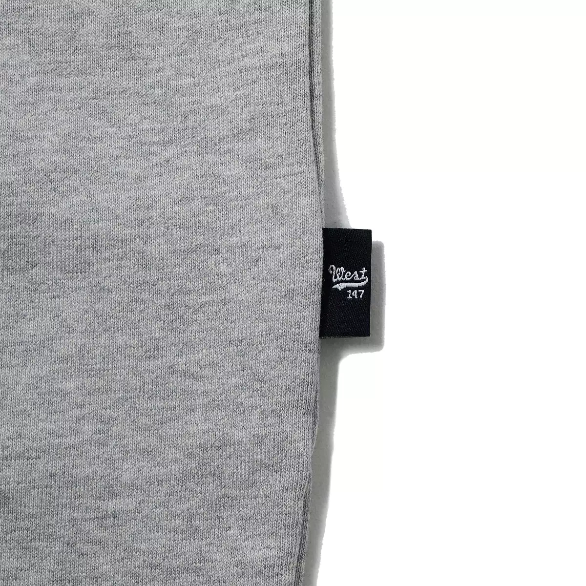 West NYC French Terry Tee Shirt Heather Grey