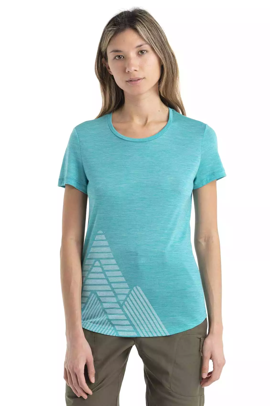 Womens 125 Cool-Lite™ Merino Sphere II Short Sleeve T-Shirt Peak Quest