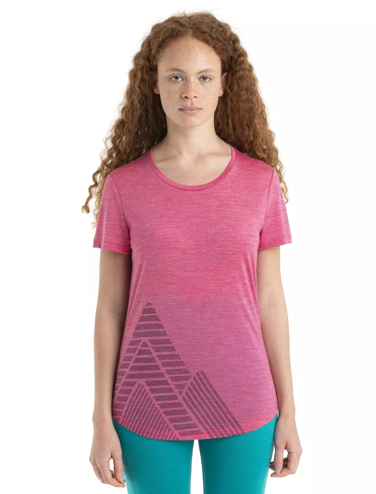 Womens 125 Cool-Lite™ Merino Sphere II Short Sleeve T-Shirt Peak Quest