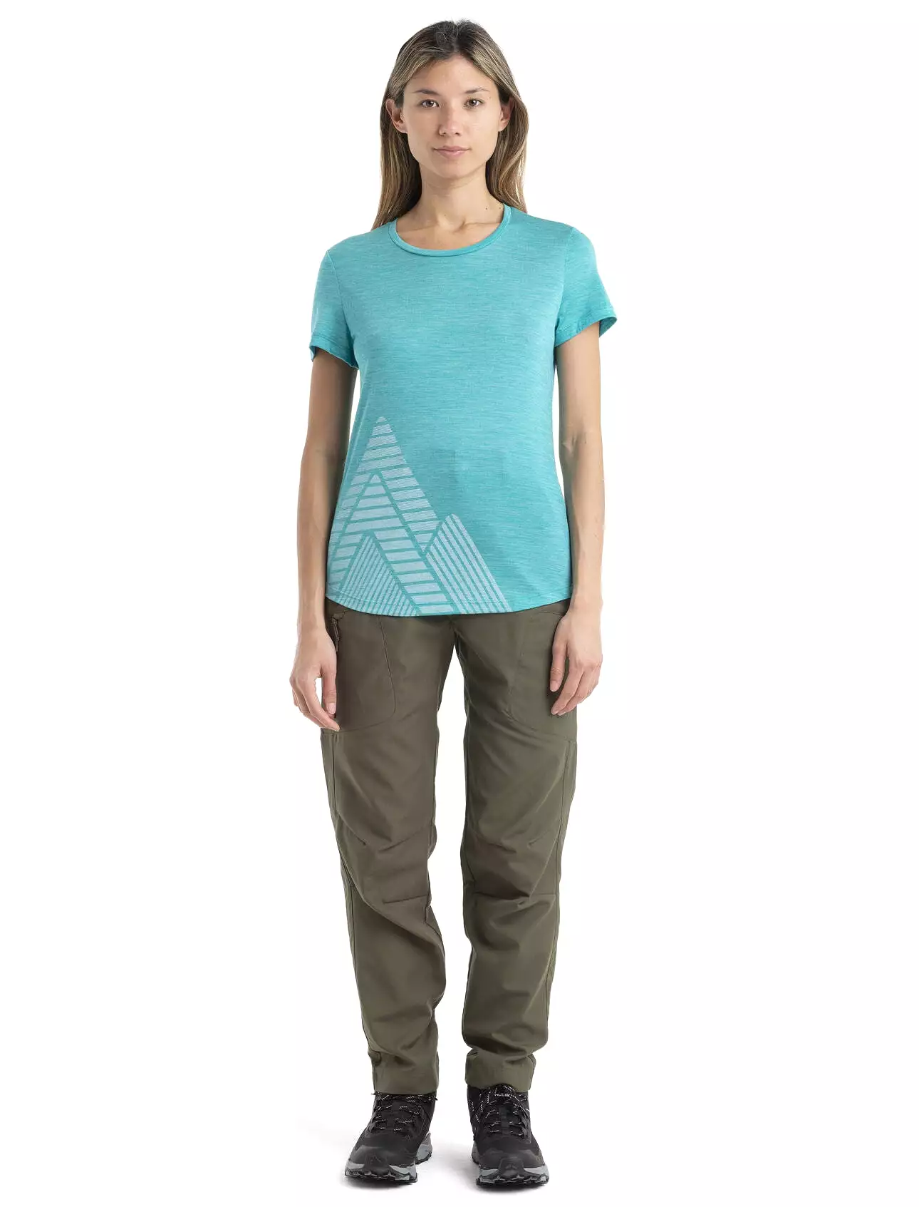 Womens 125 Cool-Lite™ Merino Sphere II Short Sleeve T-Shirt Peak Quest