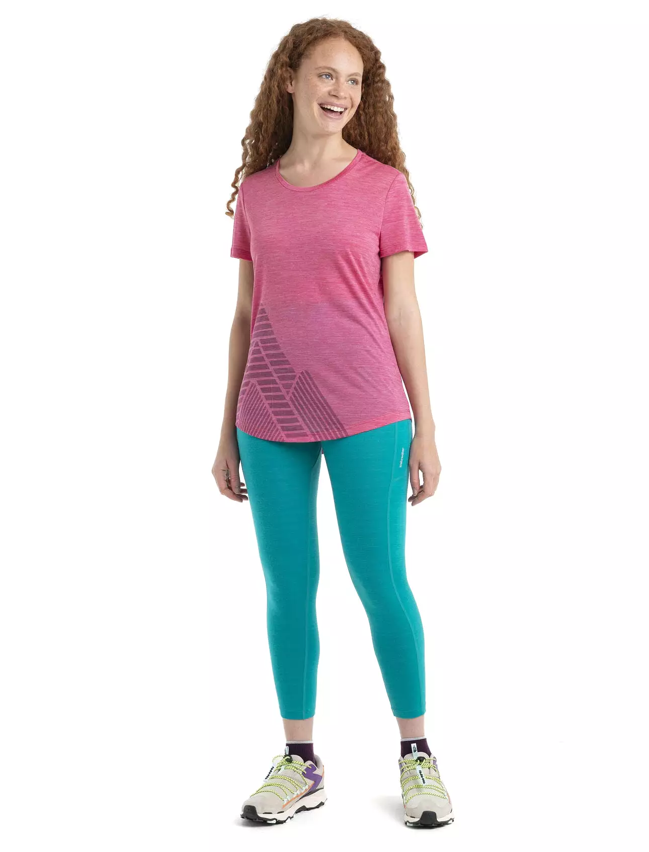 Womens 125 Cool-Lite™ Merino Sphere II Short Sleeve T-Shirt Peak Quest