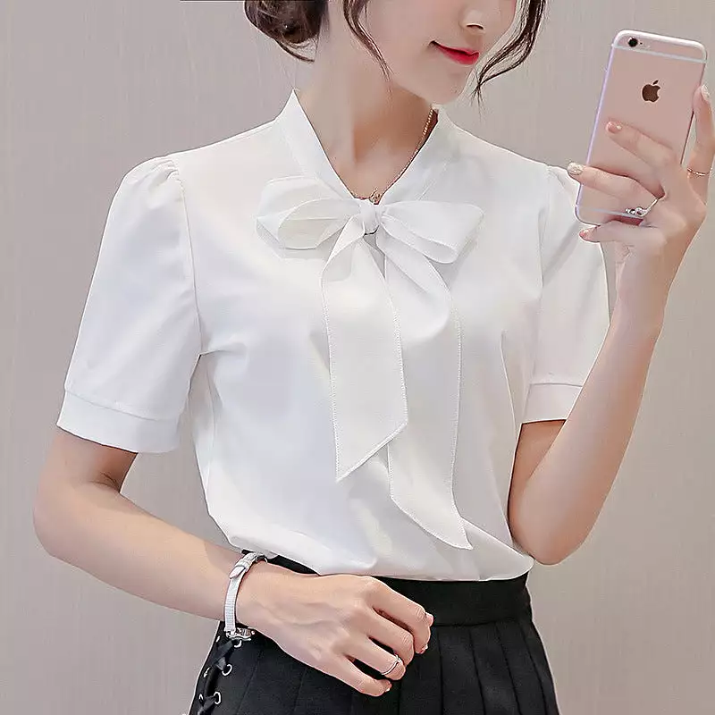 Women's all-match bottoming chiffon shirt