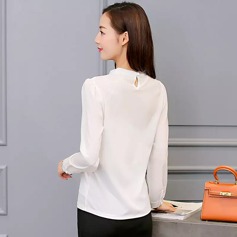 Women's all-match bottoming chiffon shirt