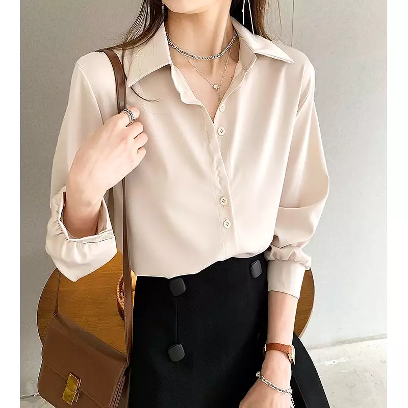 women's early spring fashionable niche bottoming shirt