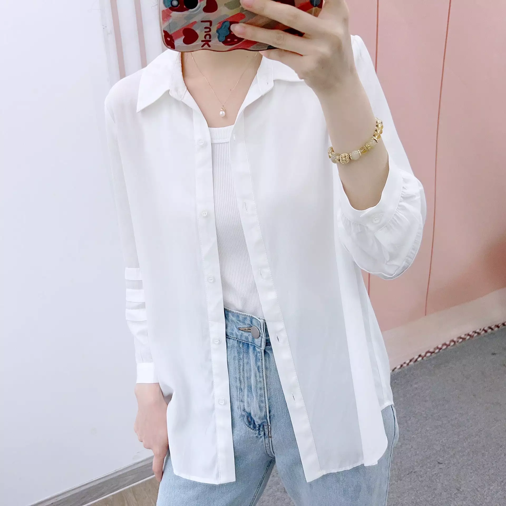 Women's Fashion Solid Color Shirt