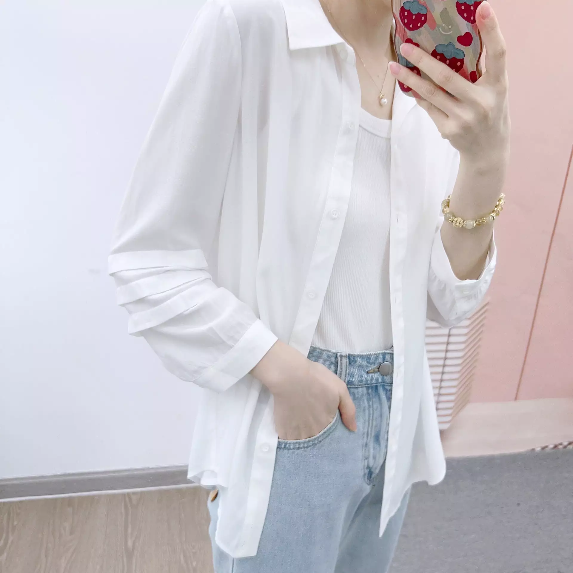 Women's Fashion Solid Color Shirt